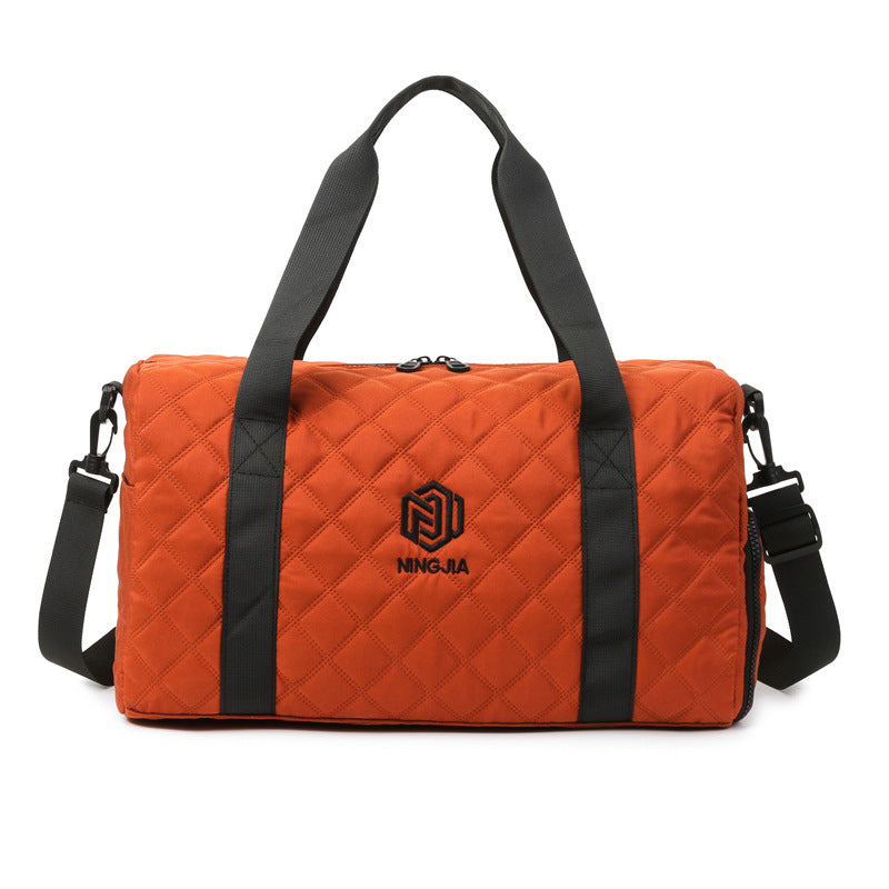 Stylische gesteppt Sport-Duffel-Tasche