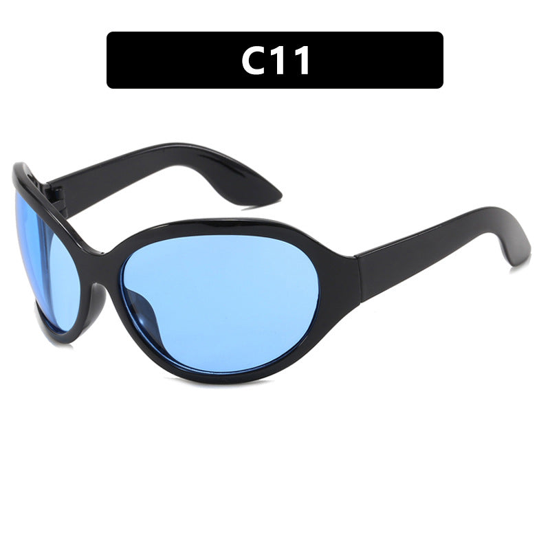Damen stylische Sonnenbrille mit ergonomischem Design und schützendem UV-Filter Karnz