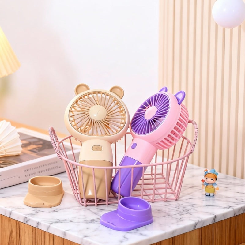 Damen Tragbarer Handventilator mit Tierdesign Karnz