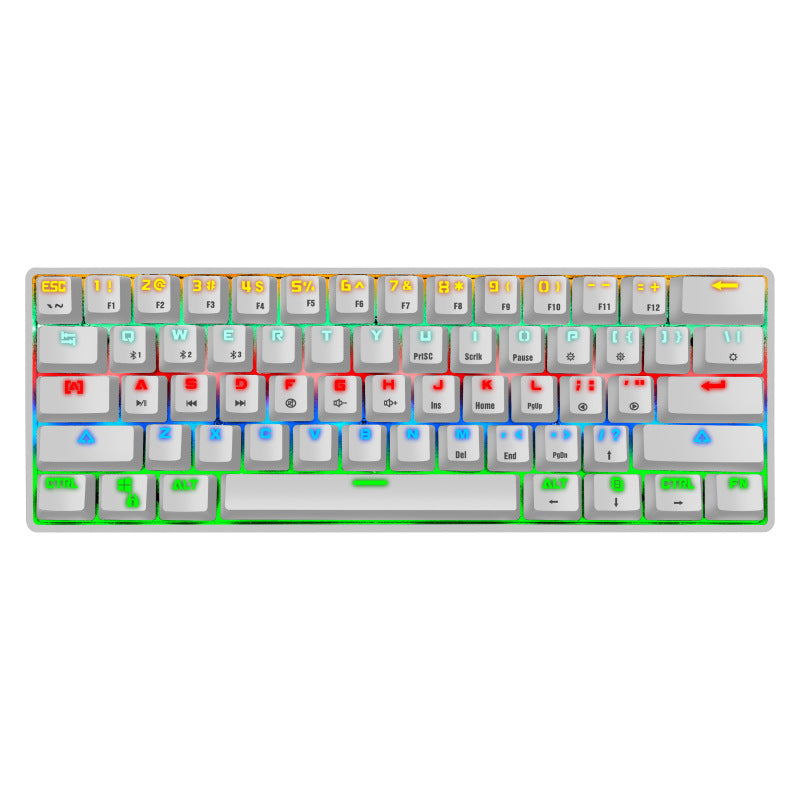 Kompakte mechanische Gaming-Tastatur mit hintergrundbeleuchteten Tasten Karnz