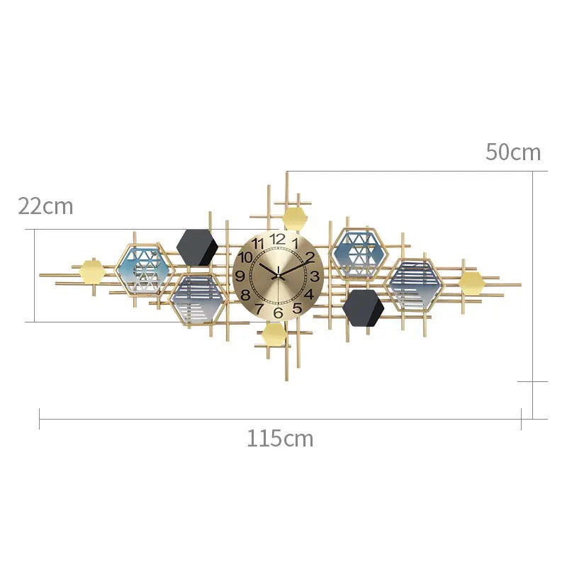 Geometrische Wanduhr Karnz