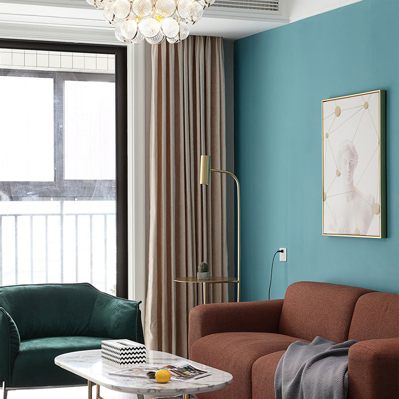 Moderne Marmor Basis Stehlampe mit integriertem Beistelltisch