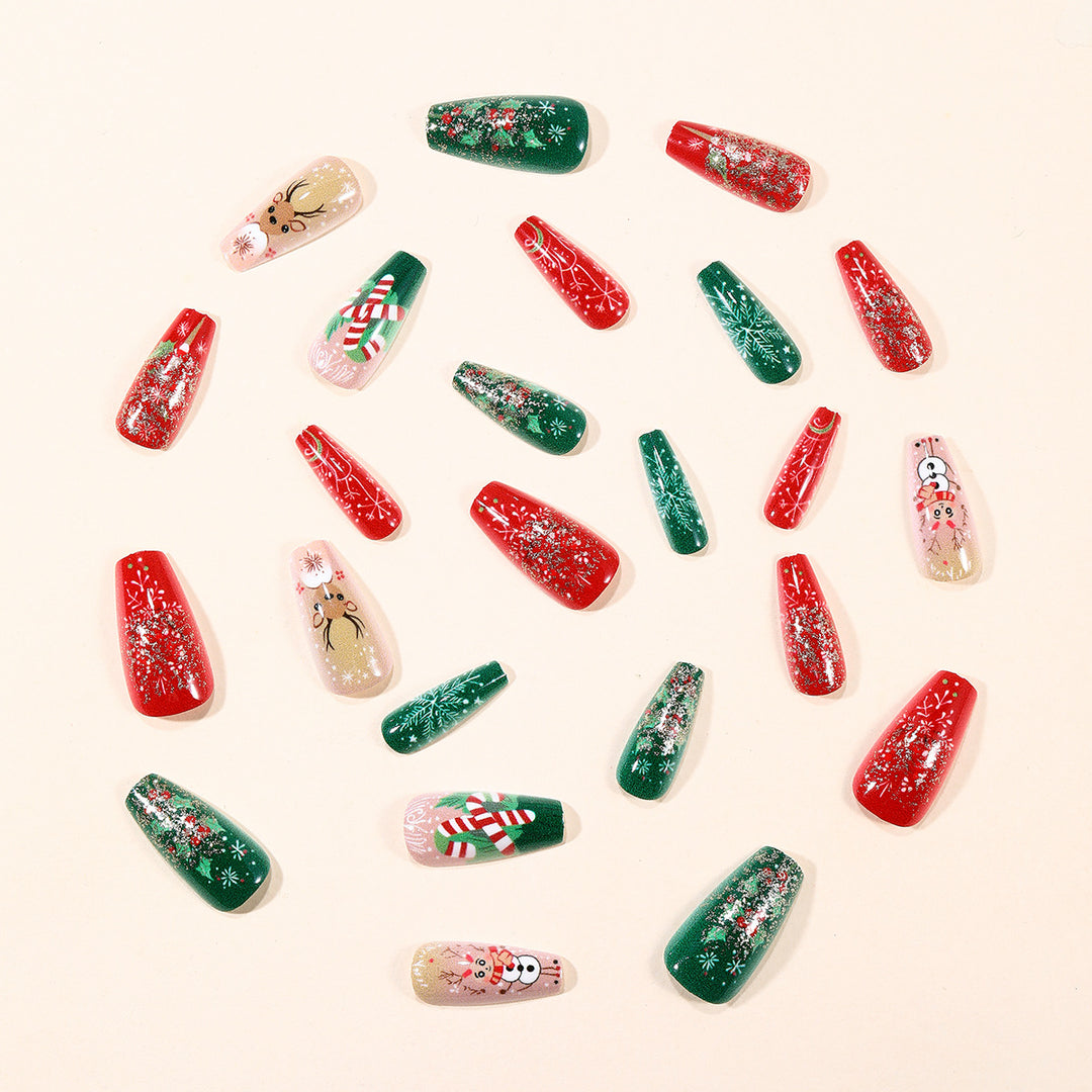 Festliche Themen 3D Nagelkunst Erweiterungen Karnz