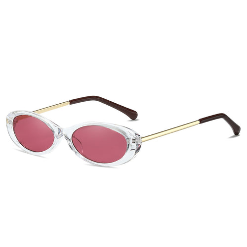 Retro-inspirierte ovale Sonnenbrille Karnz