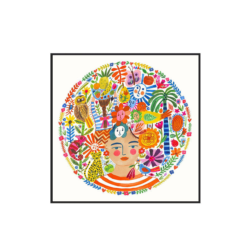Botanische Illustrations-Leinwandkunst