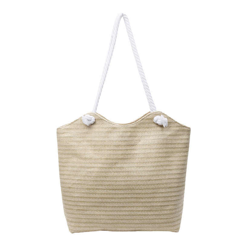Geräumige gestreifte Strandtasche Karnz