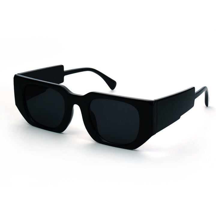 Damen Modische Sonnenbrille mit kantigem Rahmen und UV-Schutz Karnz