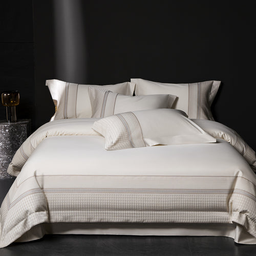 Luxuriöses Duvetbezug Set aus langstapeligem Baumwollsatin