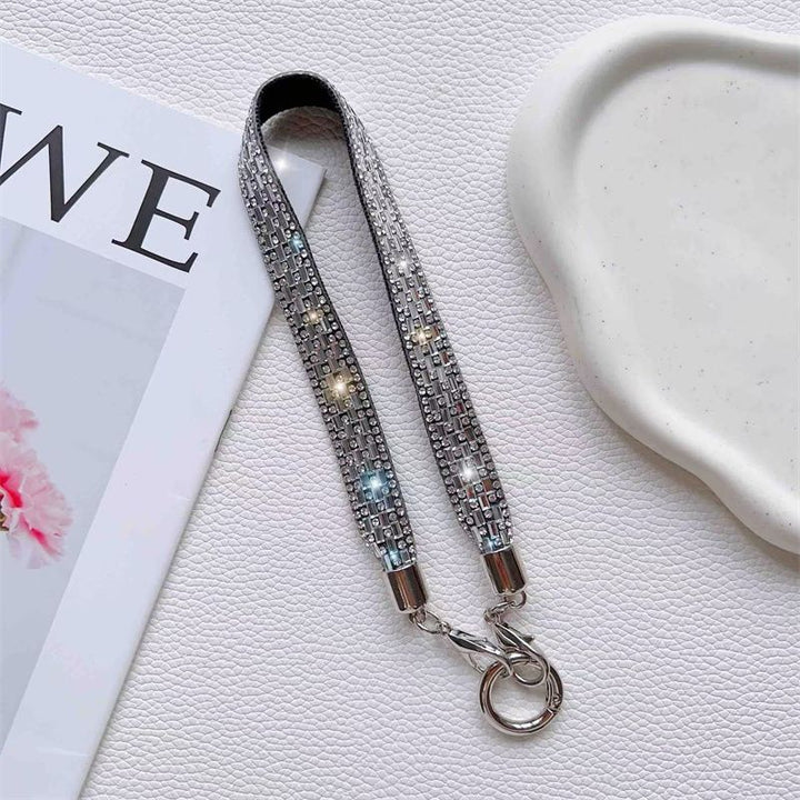 Dekorativer Strass-Handy-Lanyard Karnz