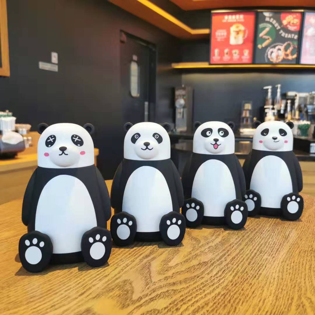 Damen kreative Panda Trinkflasche Karnz