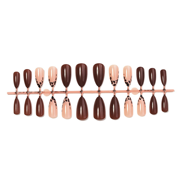 Premium Glänzende Press-On Nagelspitzen Set Karnz