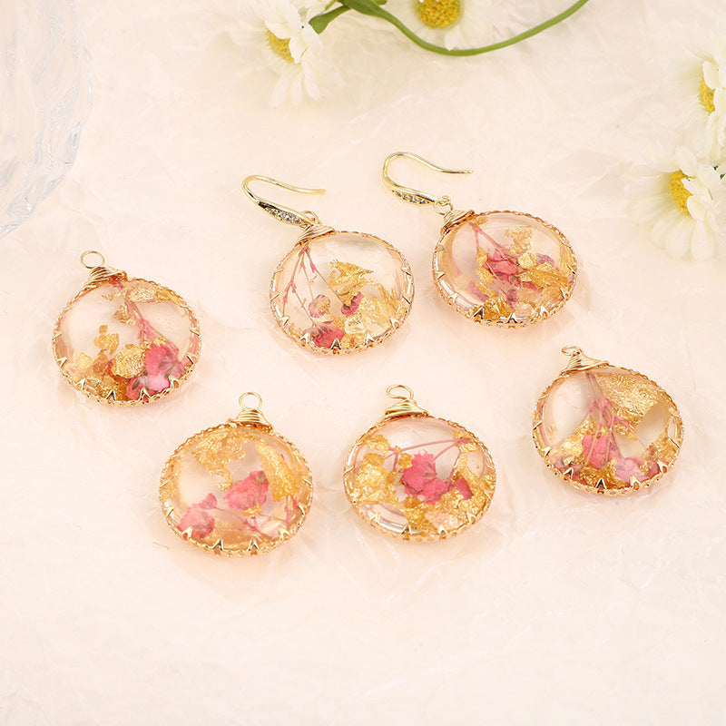 Floral Drop Ohrringe Karnz