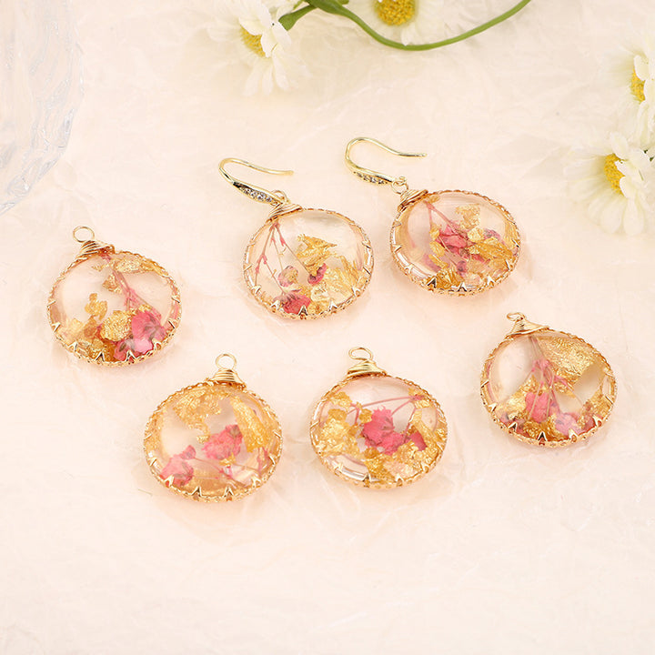 Floral Drop Ohrringe Karnz