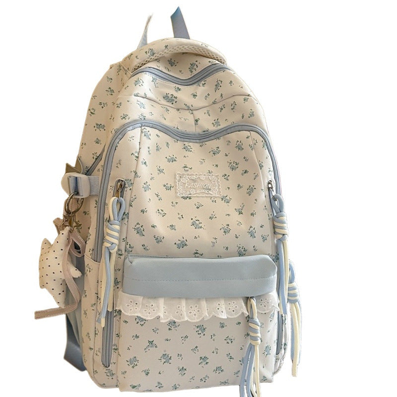 Stylische Blumenmuster-Rucksack Karnz