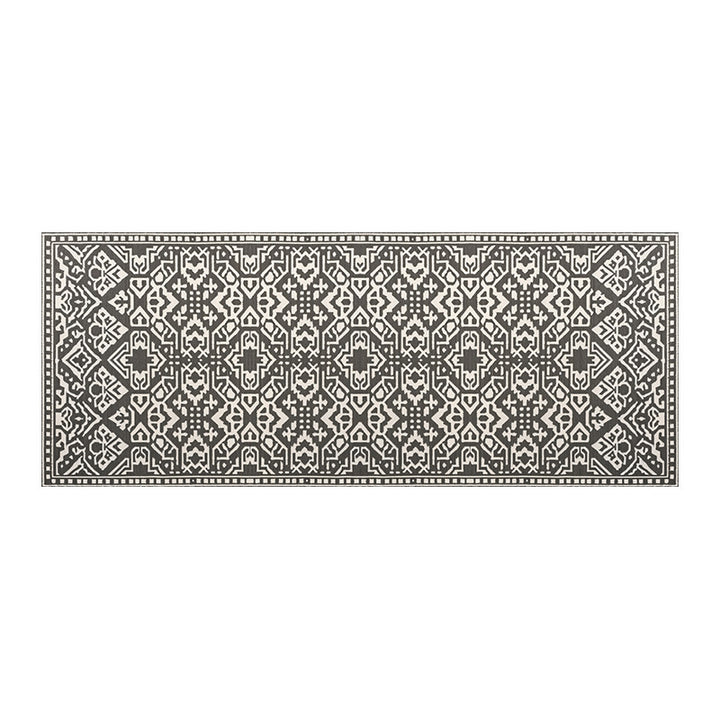 Vintage-inspirierter geometrischer Teppich Karnz