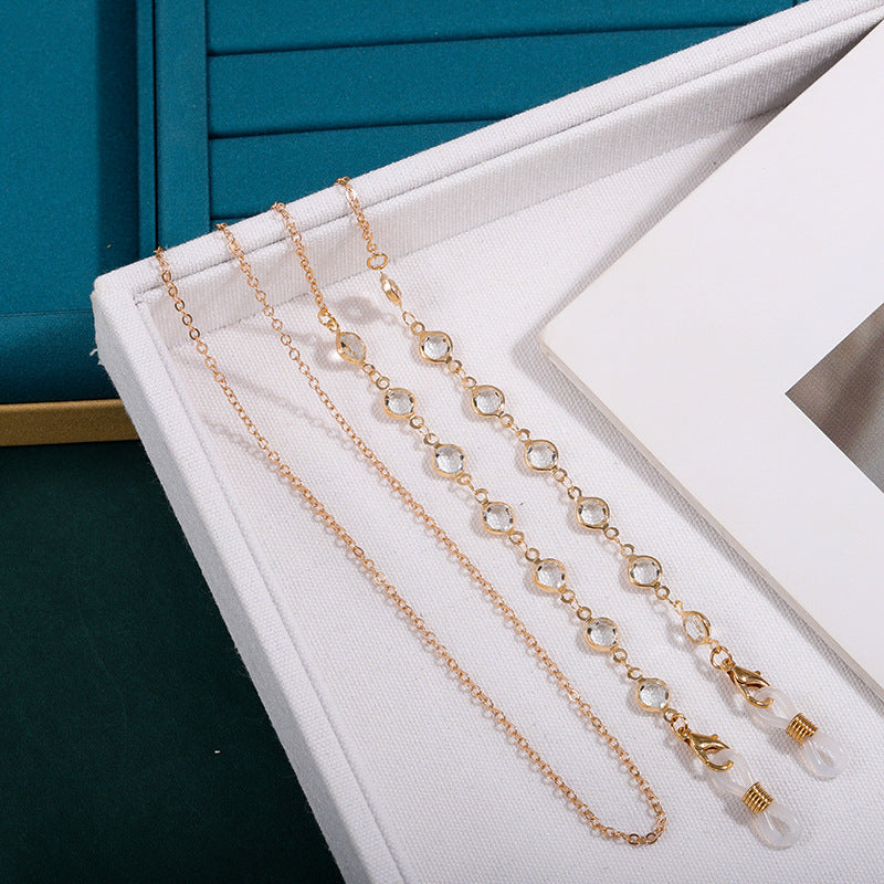 Elegante Brillenhalter Kette Karnz