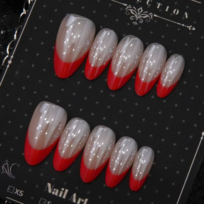 Trendige Gradient Stiletto Presse-Nägel