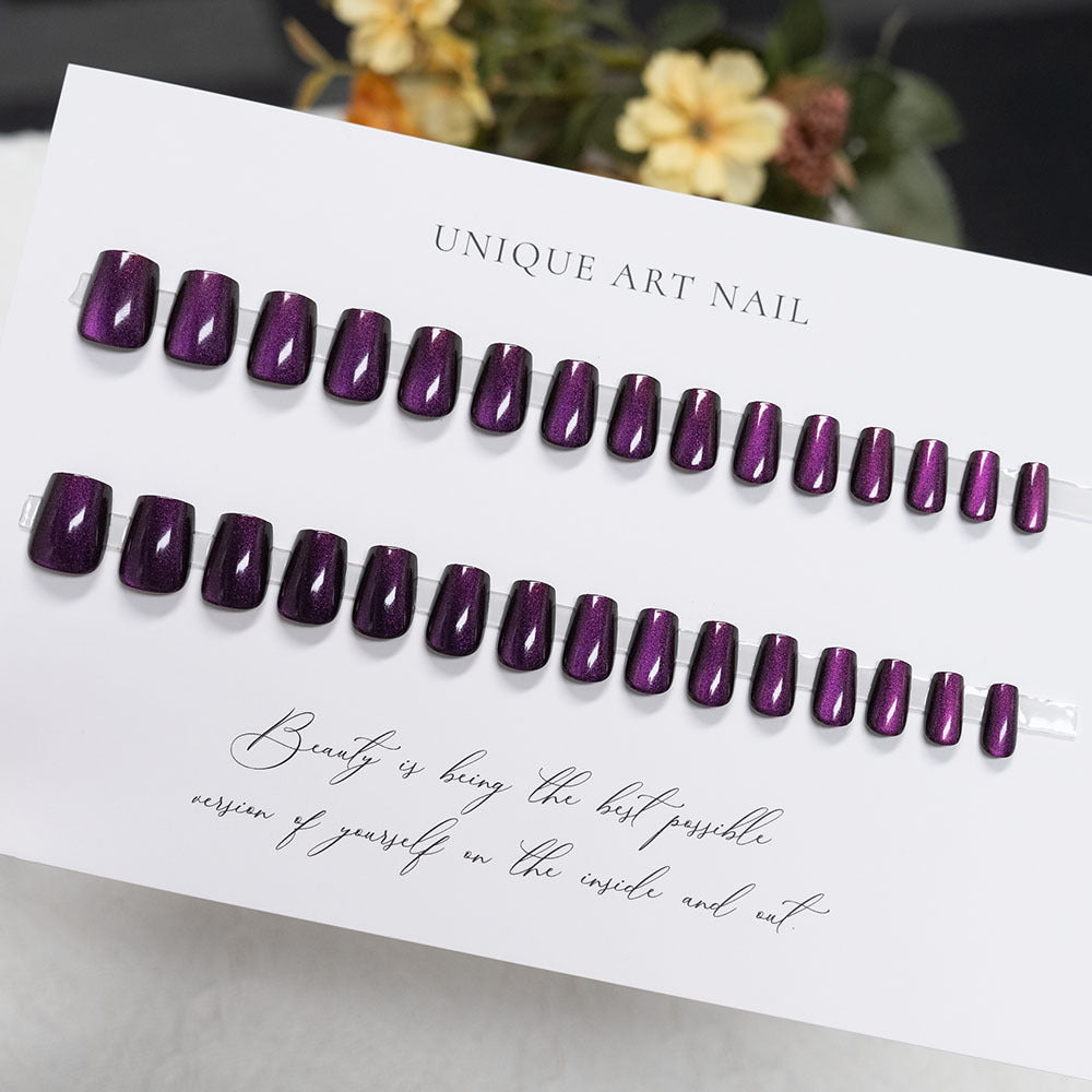 Glänzendes Acryl Press-On Nagel Set