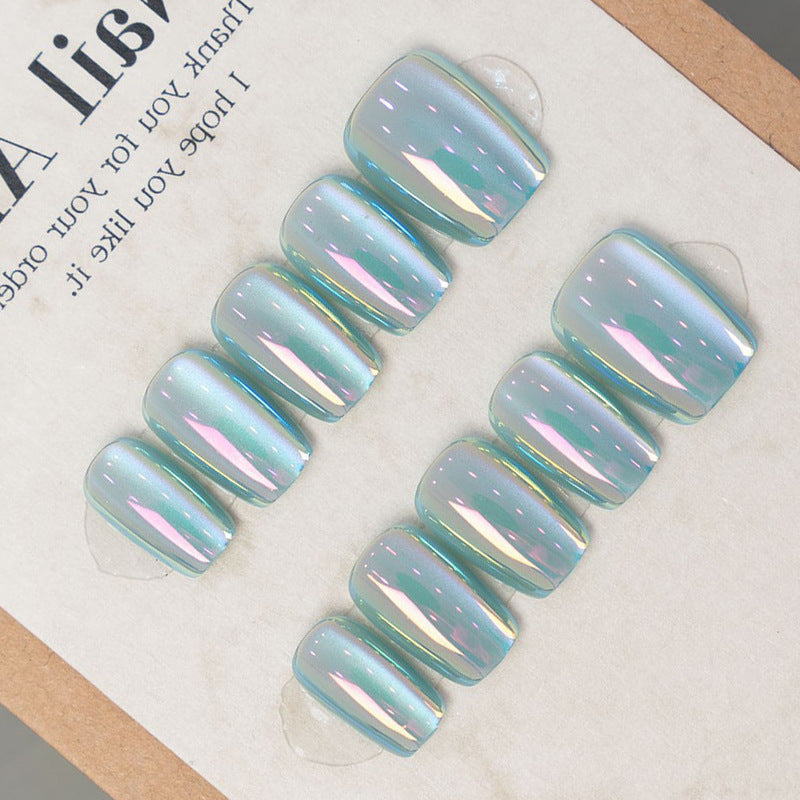 Stylisches Press-On-Nagelset mit schillerndem Finish Karnz