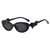 Damen modische Sonnenbrille mit verspieltem Schleifen-Design Karnz