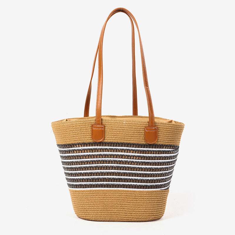 Damen Strandtasche mit elegantem geflochtenem Design Karnz