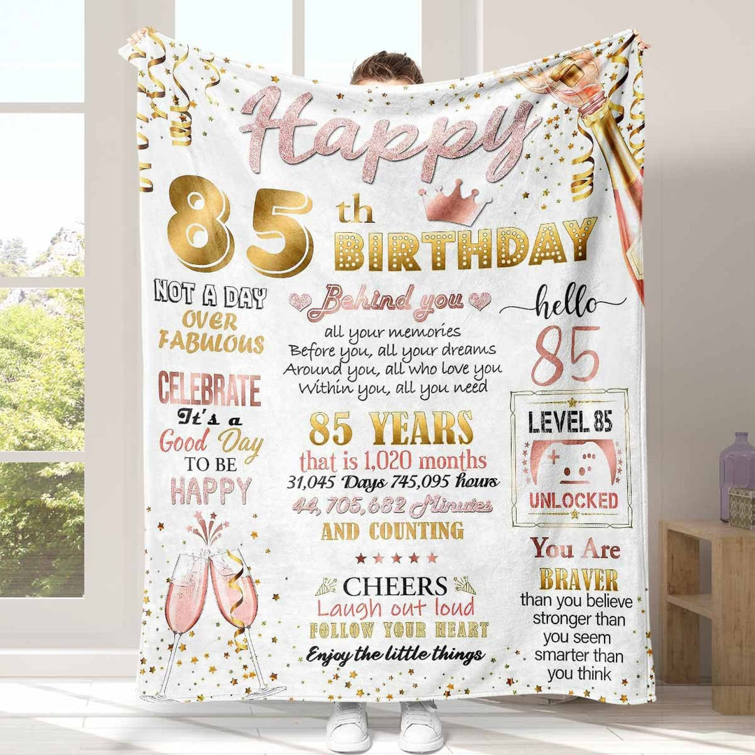 Inspirierende Fleece-Geburtsdecke