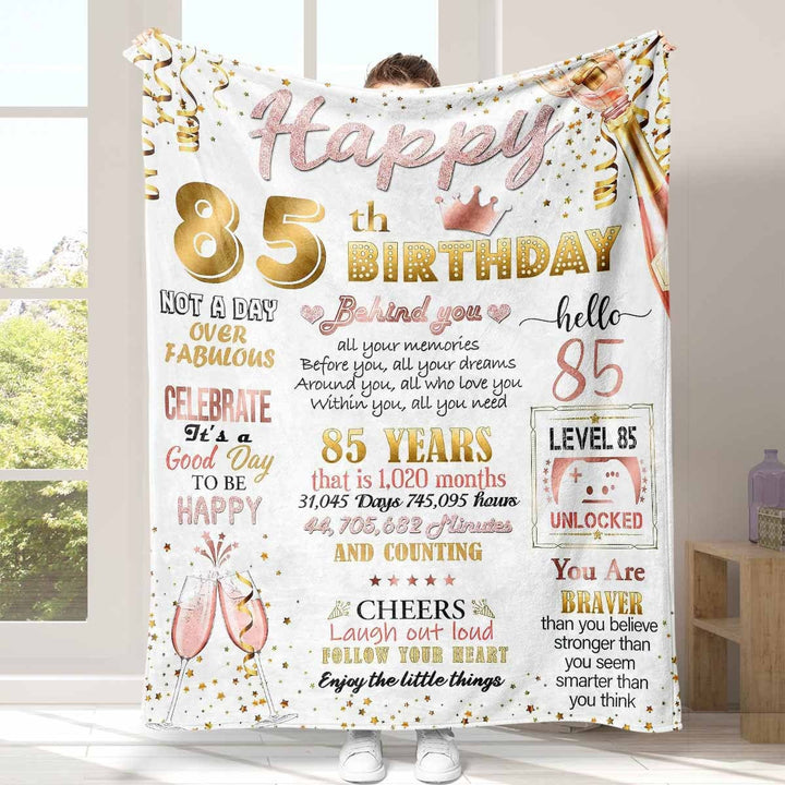 Inspirierende Fleece-Geburtsdecke