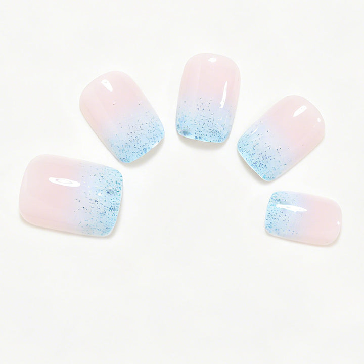 Glitter Ombre Nail Art Karnz