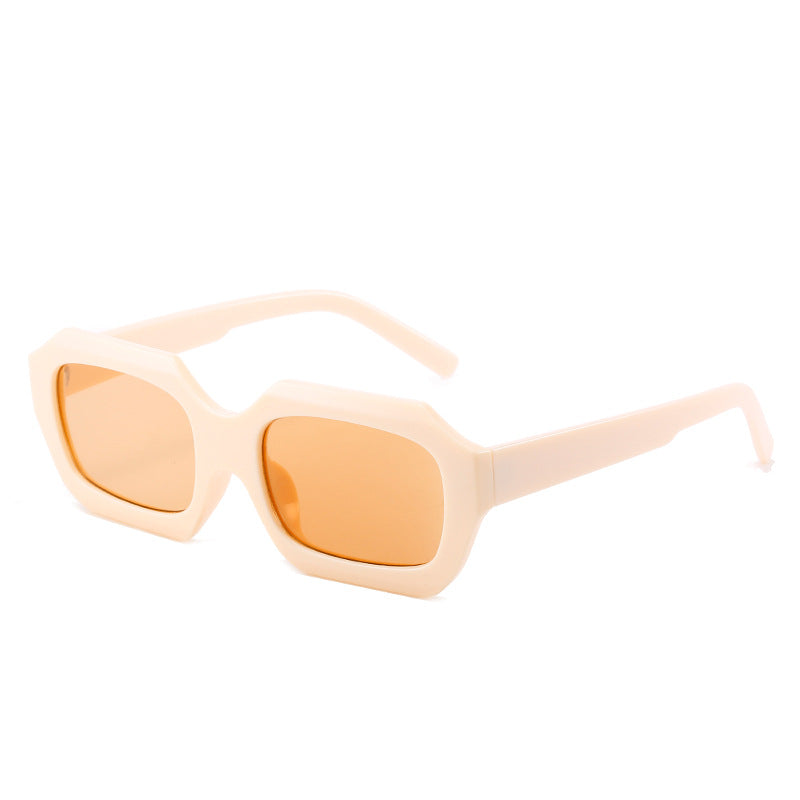 Damen modische Sonnenbrille im einzigartigen achtkantigen Design Karnz
