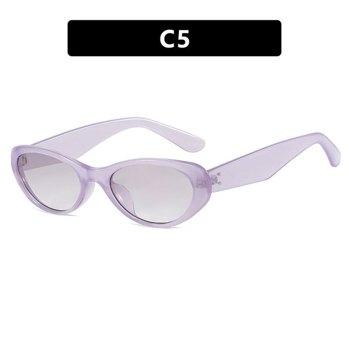 Damen modische Cat-Eye Sonnenbrille mit hochwertigem Kunststoffrahmen und UV-Schutz Karnz