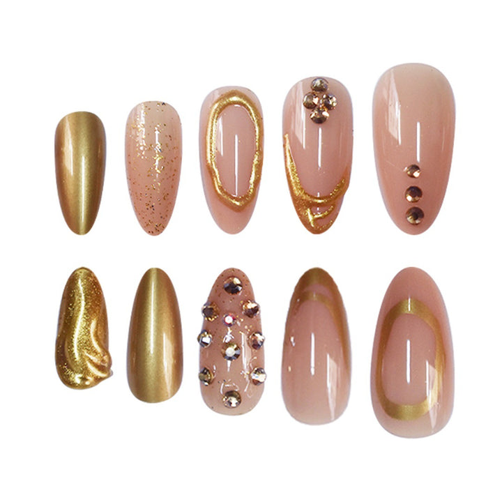 Glamouröse 3D-Nagelkunstverlängerungen Karnz