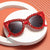 Damen extravagante Übergrößen-Sonnenbrille mit Kristallschmuck Karnz