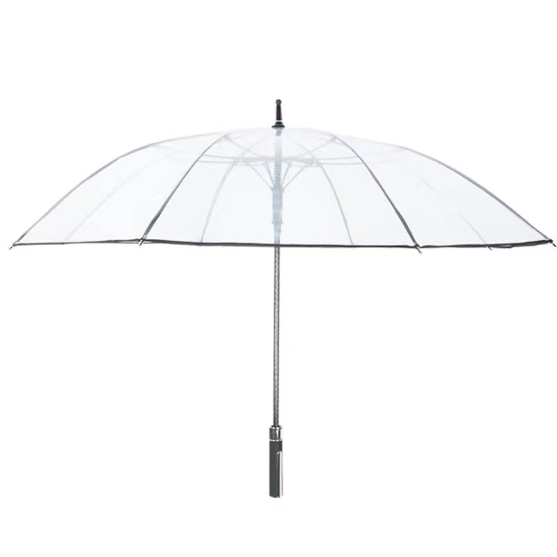 Damen Transparenter Schirm mit ergonomischem Griff Karnz