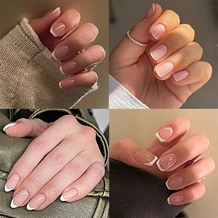 Premium Langanhaltendes Press-On Nagelset Karnz