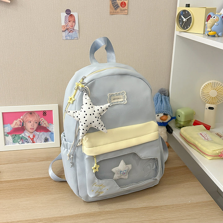 Fun Star-Bestickte Rucksack Karnz
