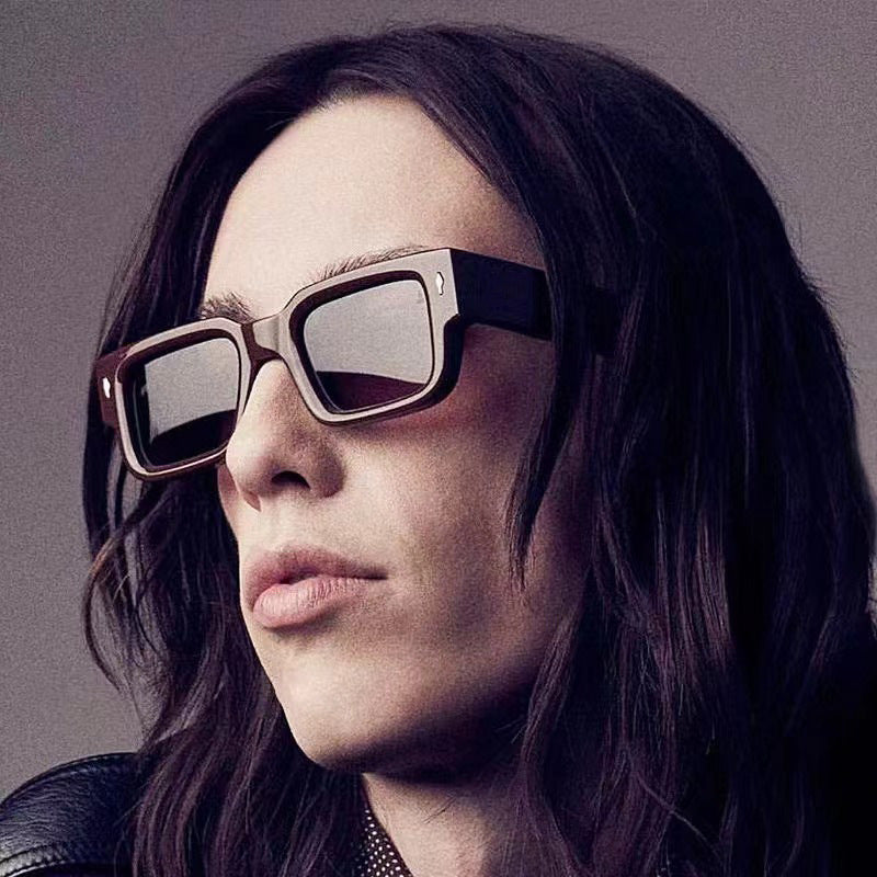 Damen quadratische Sonnenbrille mit elegantem Design und UV-Schutz Karnz