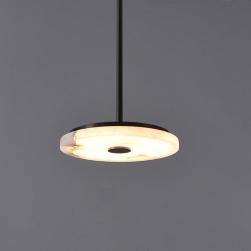 Moderne Alabaster Deckenpendelleuchte