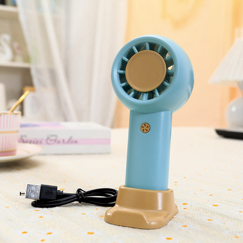 Damen Tragbarer USB Tischventilator mit platzsparendem Design und mehreren Geschwindigkeitsstufen Karnz