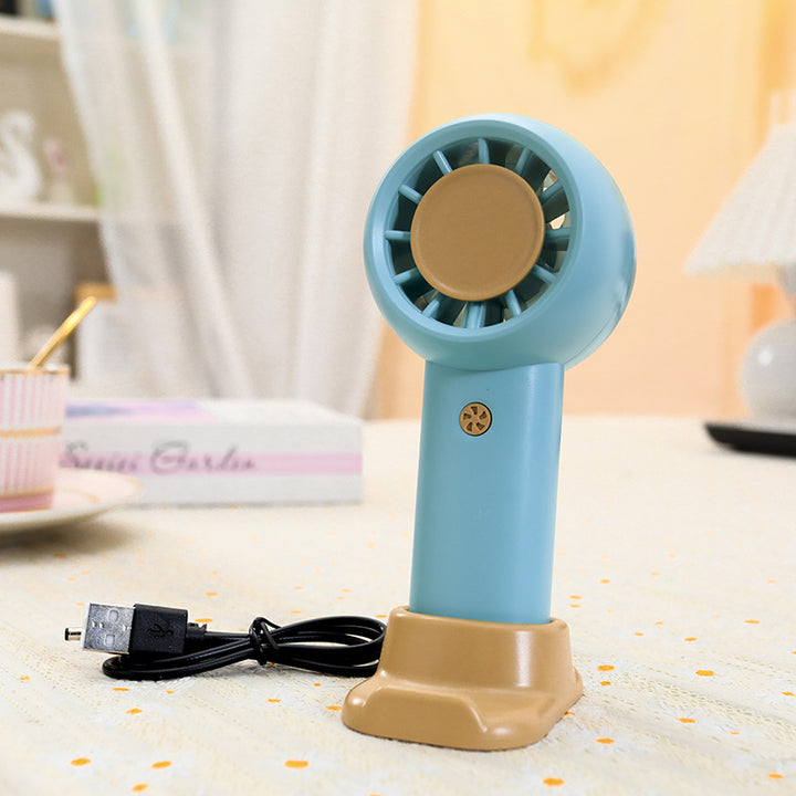 Damen Tragbarer USB Tischventilator mit platzsparendem Design und mehreren Geschwindigkeitsstufen Karnz