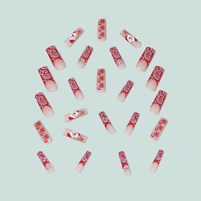 Kreative Weihnachts-Nagelkunst Karnz