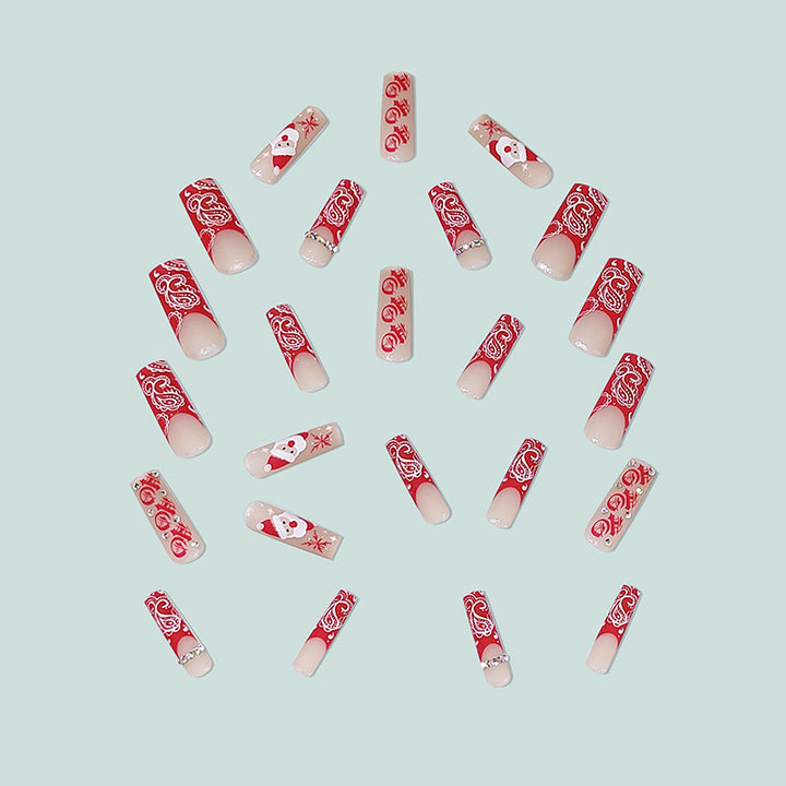 Kreative Weihnachts-Nagelkunst Karnz