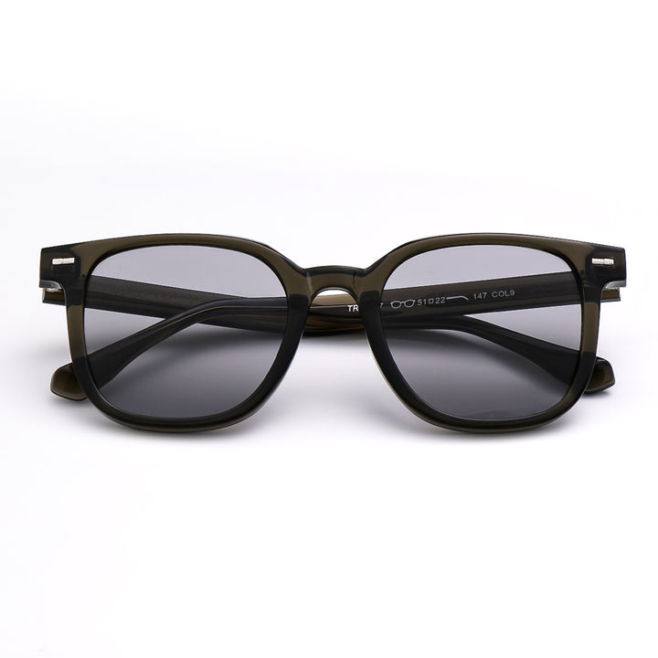 Damen modische Sonnenbrille mit markantem rechteckigen Rahmen und UV-Schutz Karnz
