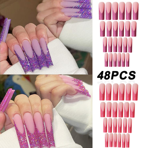 Glitter Ombre Press-On Nail Set Karnz