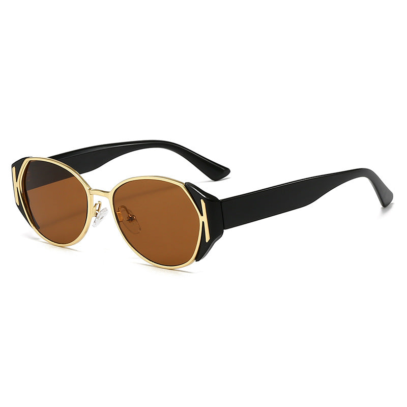 Damen modische Sonnenbrille mit markantem Rahmen Karnz