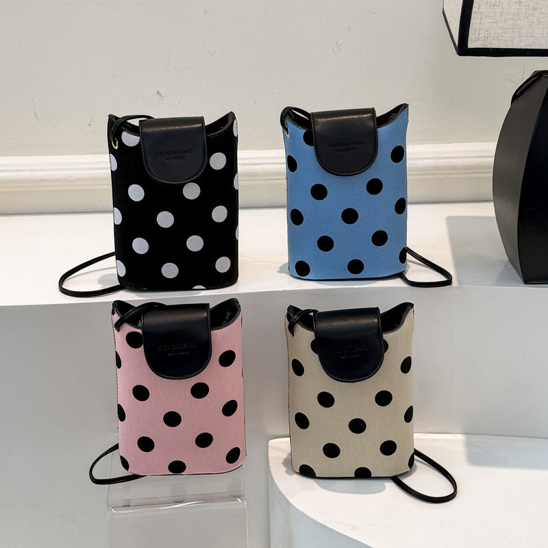 WoPlayful Polka Dot Umhängetasche Karnz
