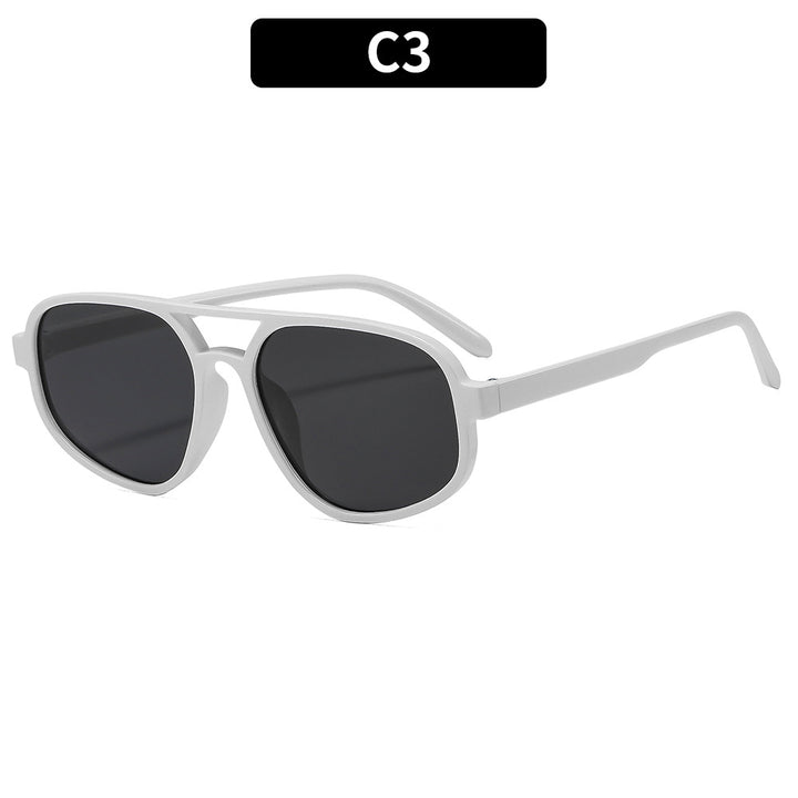 Moderne geometrische übergroße Sonnenbrille