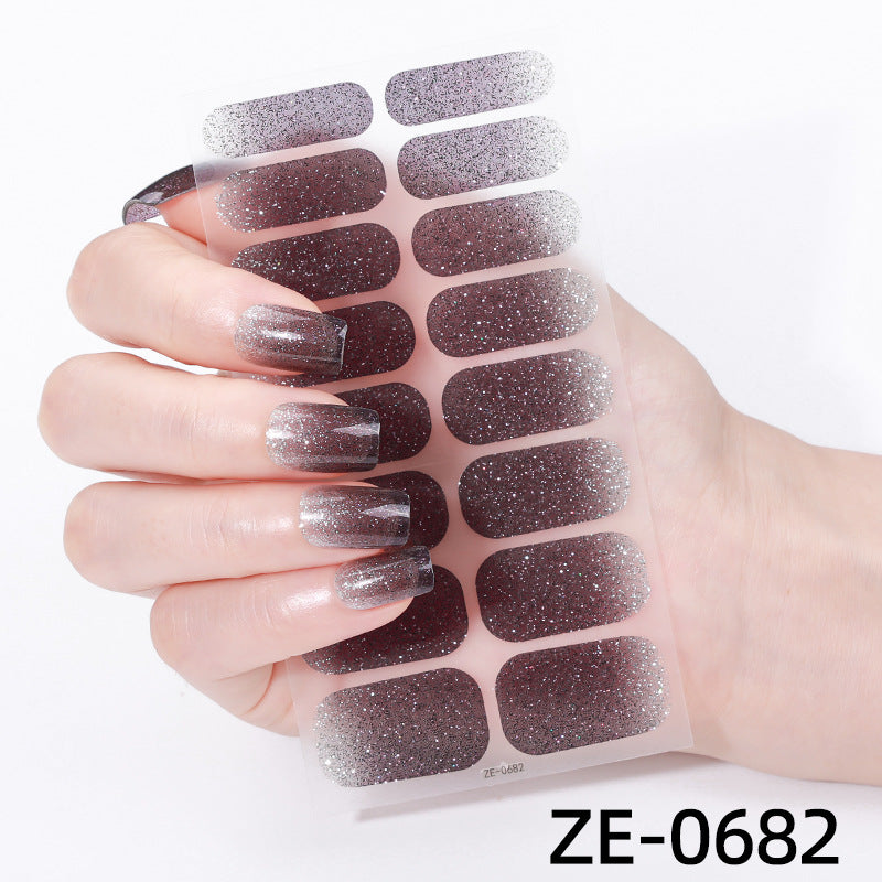 Glitter Ombre Nagelwraps  1790954415
