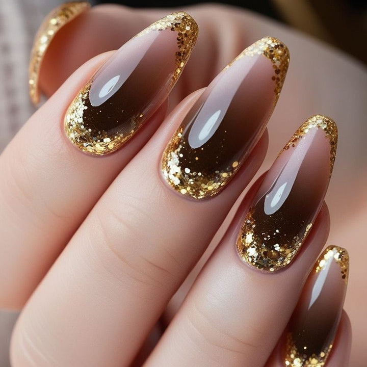 Elegante Ombre Nagelkunst Karnz