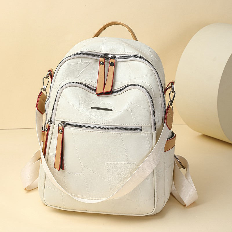 Vielseitiger multifunktionaler Leder Rucksack Karnz