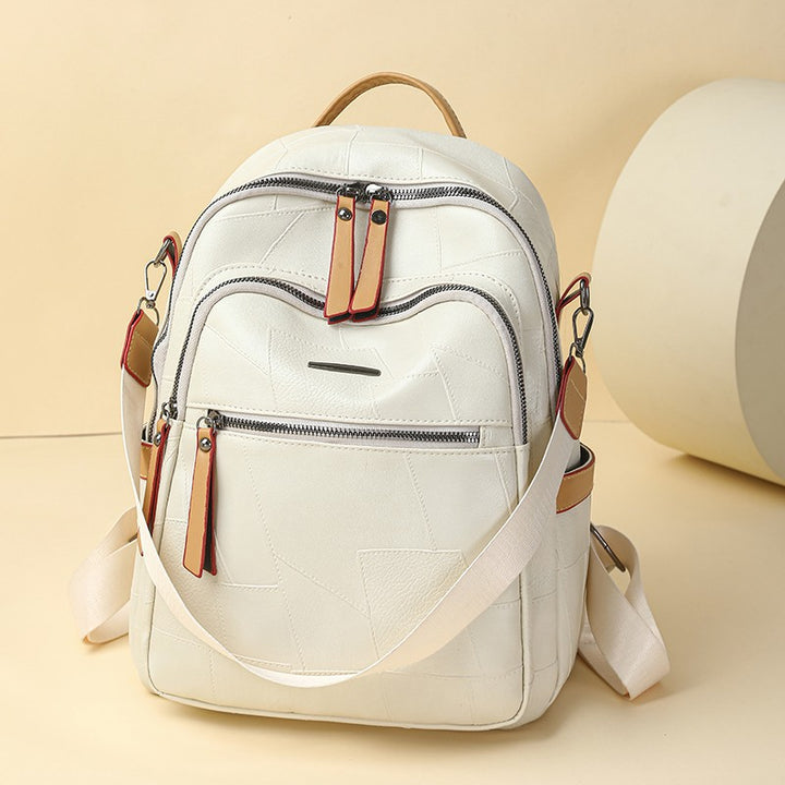 Vielseitiger multifunktionaler Leder Rucksack Karnz